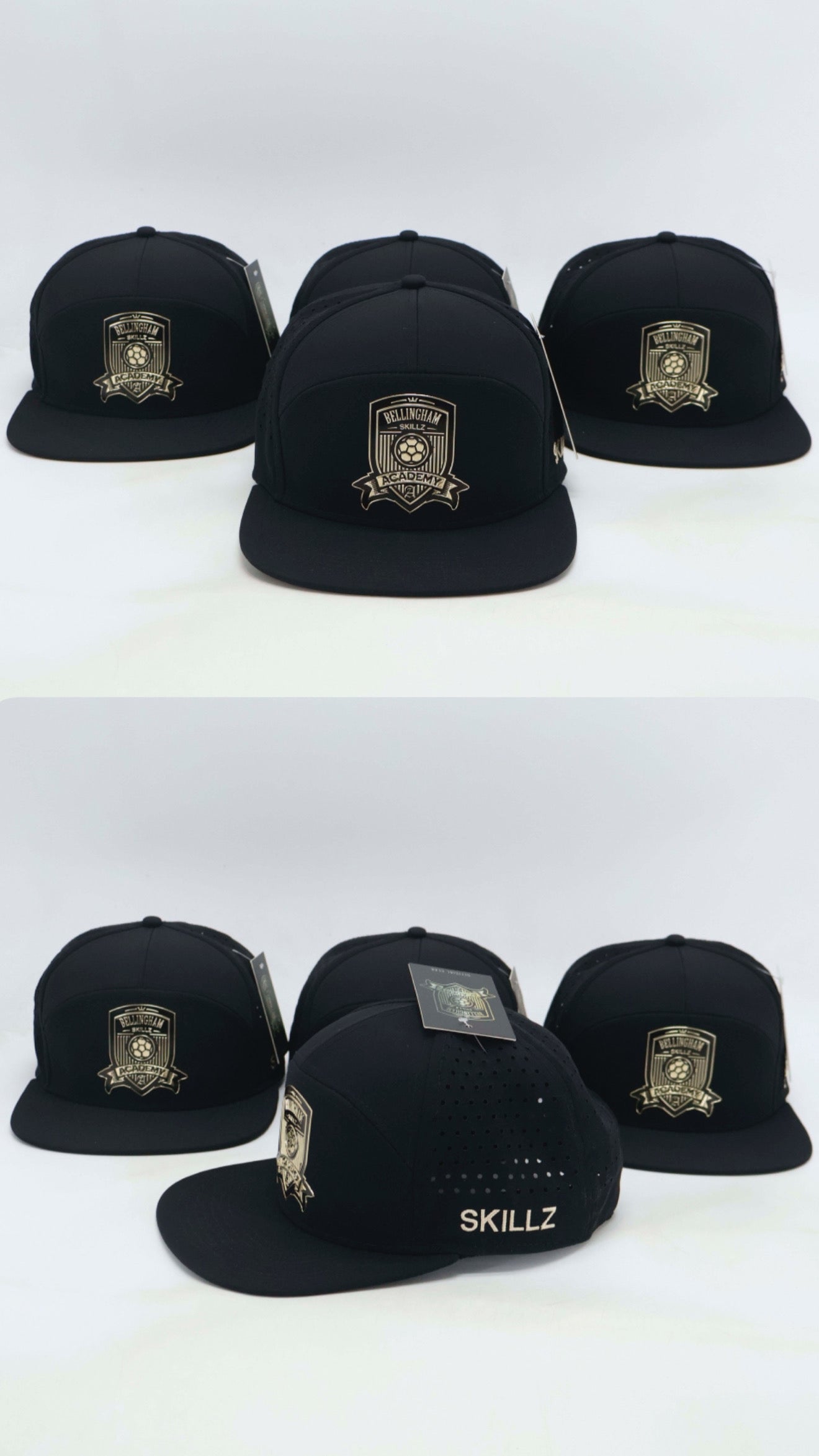 MENS BLACK TRUCKER HAT