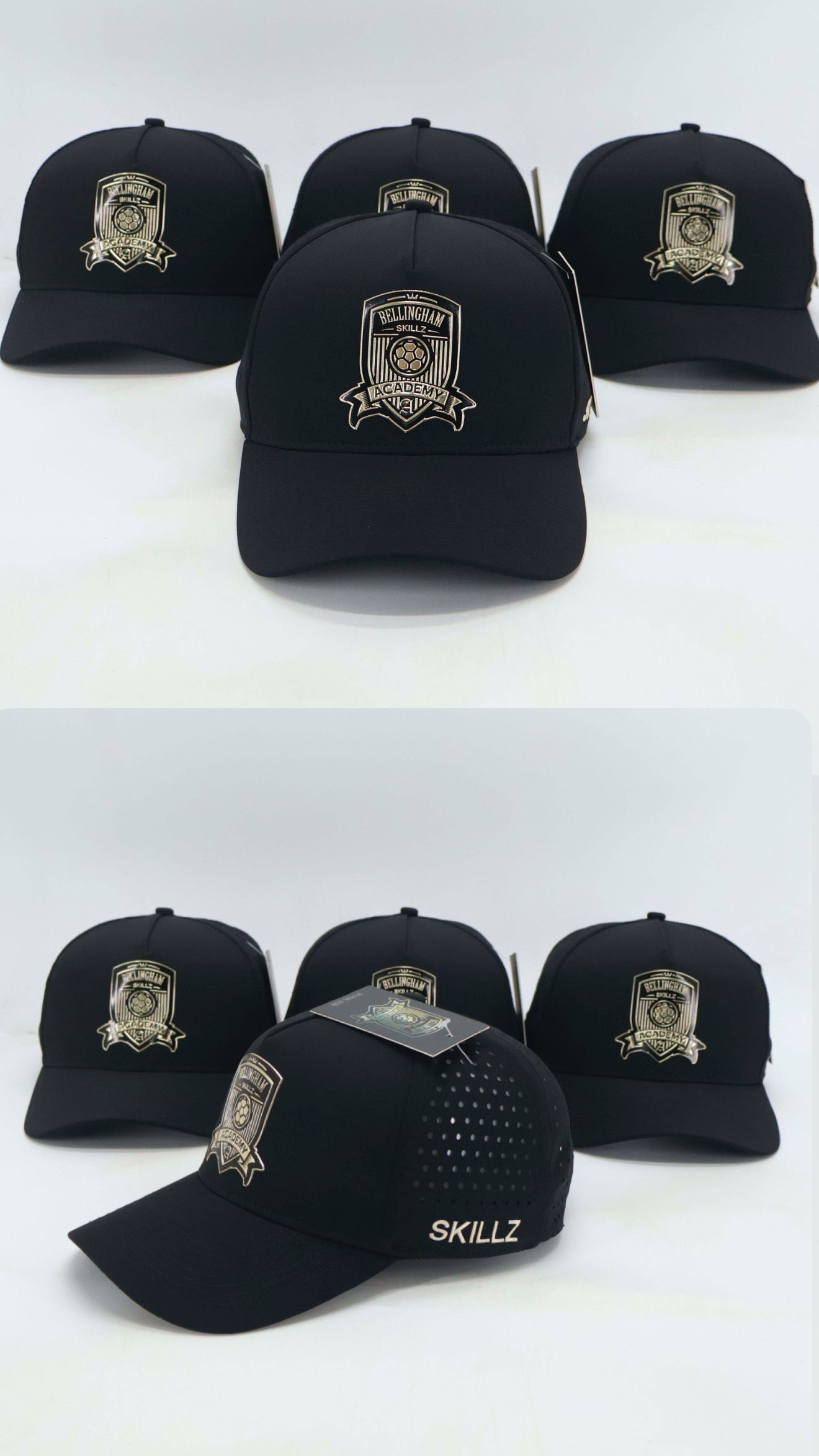 WOMEN AND KIDS BLACK TRUCKER HATS